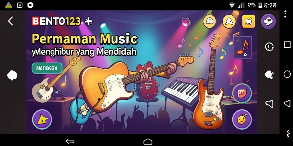 Tampilan gameplay yang menarik dan interaktif dari BENTO123.