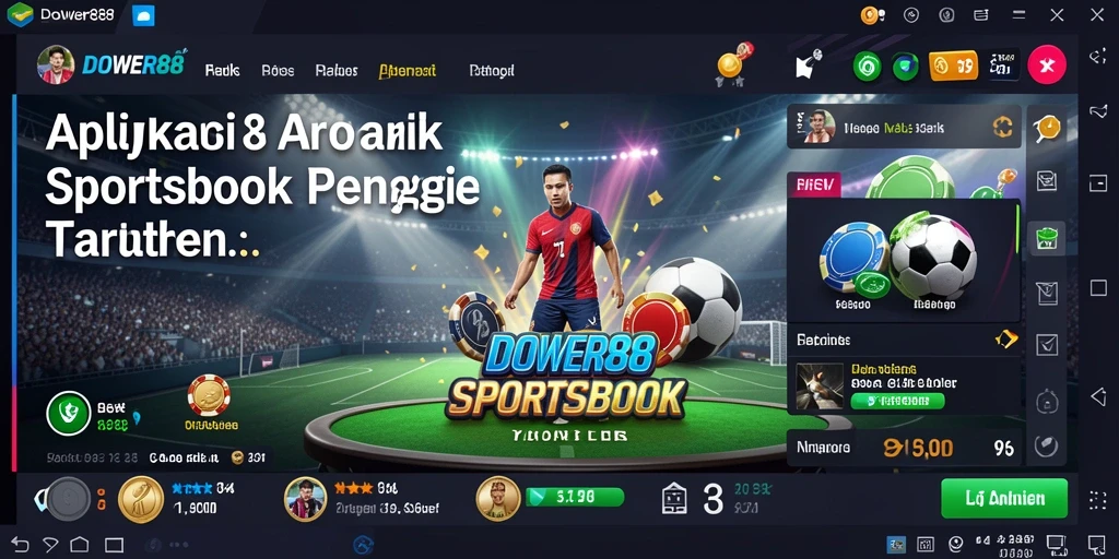 Screenshot DOWER88 menampilkan antarmuka taruhan olahraga yang menarik dan mudah digunakan.