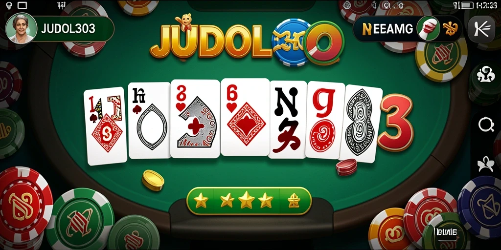 Tampilan gameplay Domino yang seru dan interaktif.