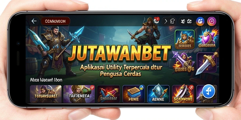 Tampilan utama JUTAWANBET dengan fitur utility yang memudahkan.