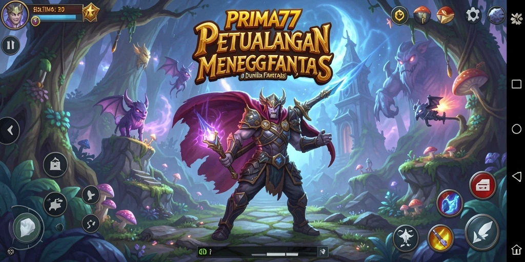 Tampilan gameplay <strong>PRIMA77</strong> yang mendebarkan dengan elemen petualangan.